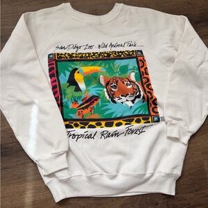 Hanes vintage San Diego Zoo Sweatshirt